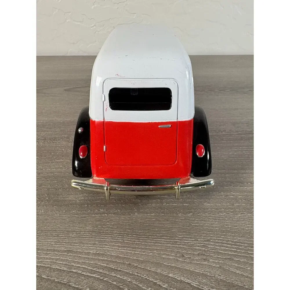 1940 Ford Ambulance Golden‎ Wheel Die Cast Piggy Bank- EUC